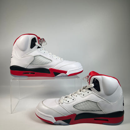 Jordan 5 Fire Red Black Tongue (2025) Size 9 USED s22977
