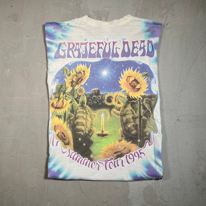 1995 Grateful Dead Summer Tour Turtles Tie Dye Tee Size XL USED v16348