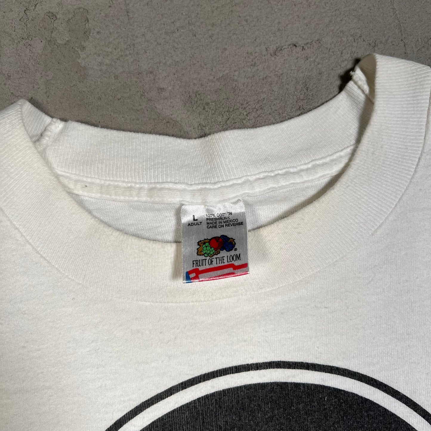 1996 Grateful Dead Alien Steal Your Race White Tee Size Large USED v8778