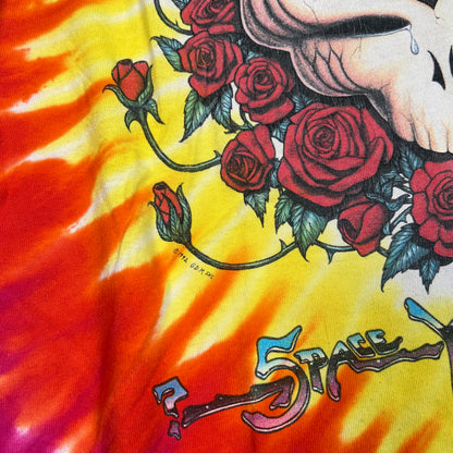 1992 Grateful Dead Space Your Face? Tie Dye Tee Size Large USED v15844