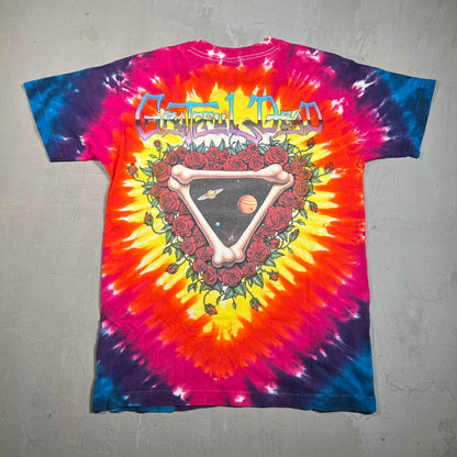 1992 Grateful Dead Space Your Face? Tie Dye Tee Size Large USED v15844