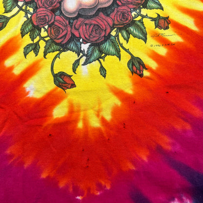 1992 Grateful Dead Space Your Face? Tie Dye Tee Size Large USED v15844