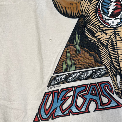 1994 Grateful Dead Vegas Head White Tee Size Large USED v13951