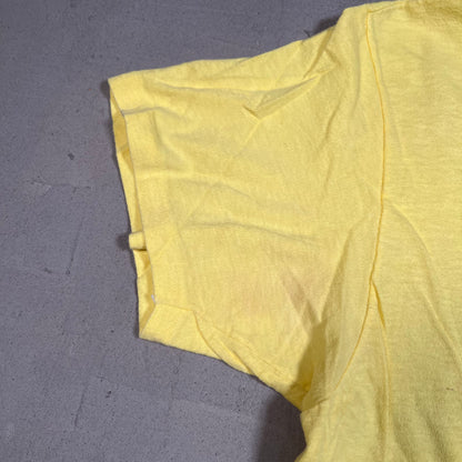 1982 Grateful Dead Aoxomoxoa Cover Yellow Tee Size XL USED v15391