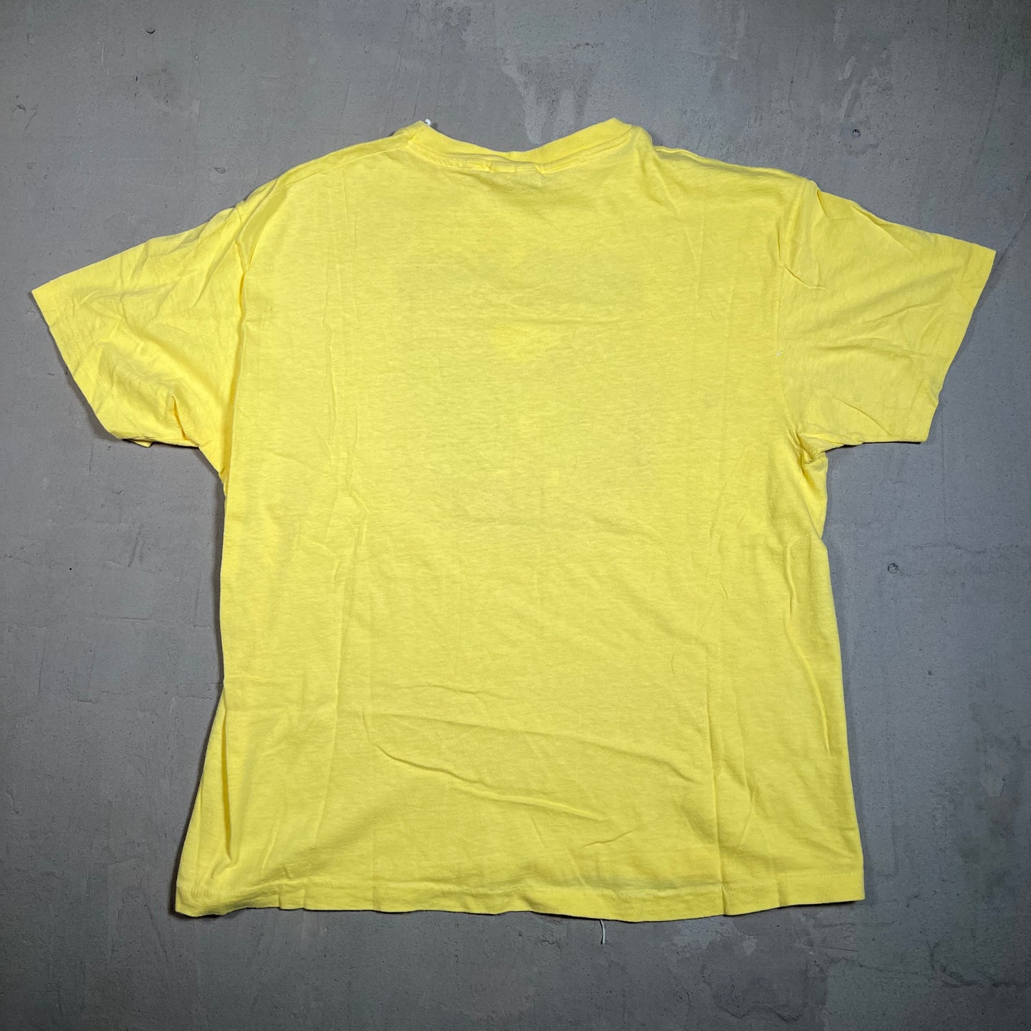 1982 Grateful Dead Aoxomoxoa Cover Yellow Tee Size XL USED v15391