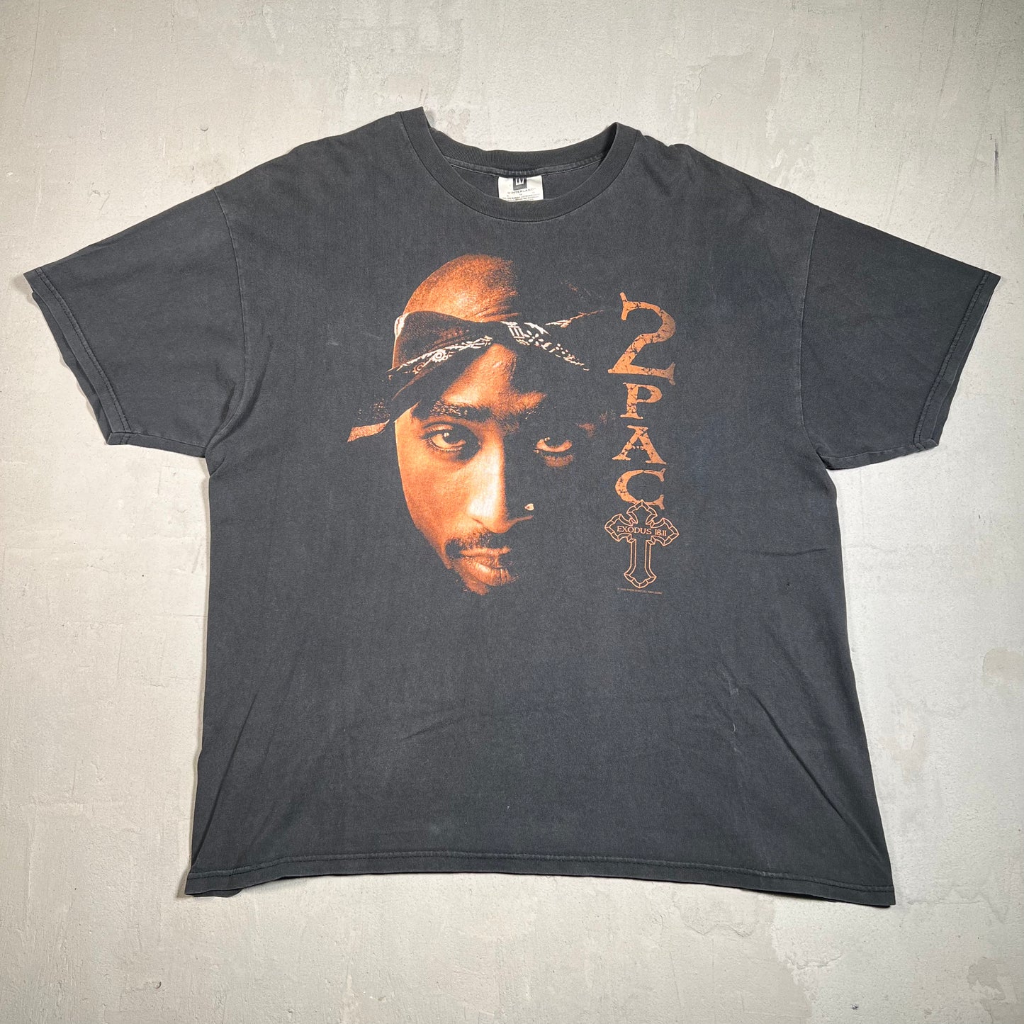 1998 2Pac Exodus 18.11 Black Tee Size XL USED v14381
