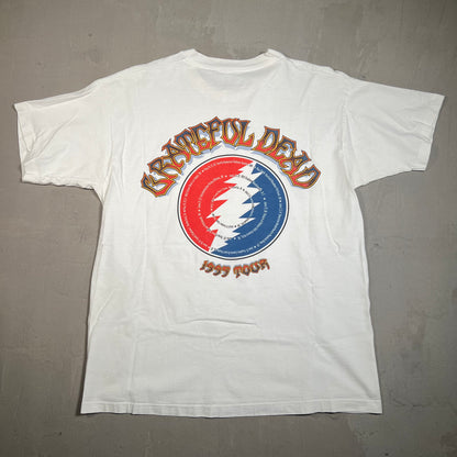 1995 Grateful Dead Iguana Tour White Tee Size XL USED v12595