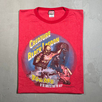 2005 Creature From The Black Lagoon Beware Red Tee Size XL USED v19598