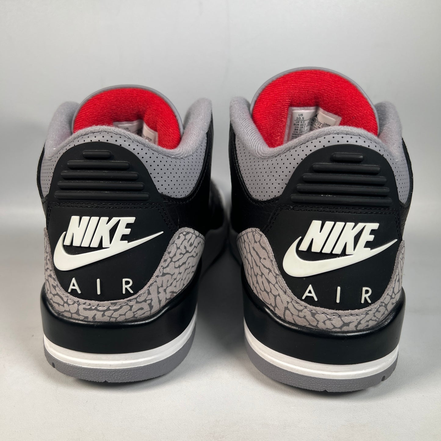 Jordan 3 Black Cement (2024) Size 10.5 USED s22985