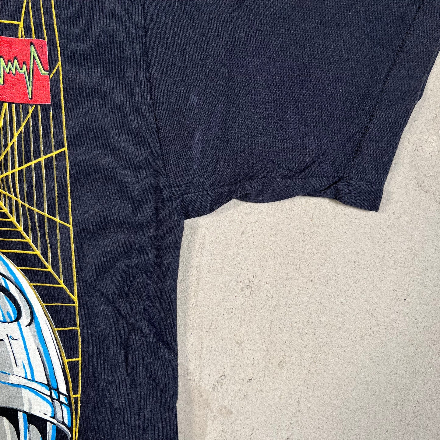 1990 Robocop Think It Over Creep Black Tee Size Large USED v19593