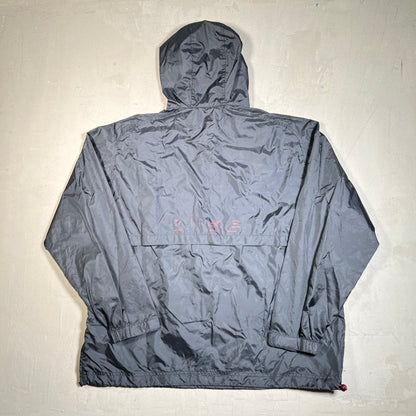 Y2K Nike Front Pocket Lightweight Black Winbreaker Size XL USED v19589