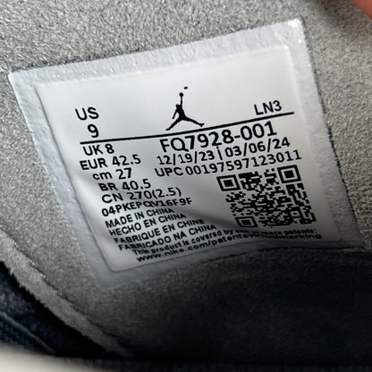 Jordan 4 Paris Olympics Wet Cement (2024) Size 9 USED s23039