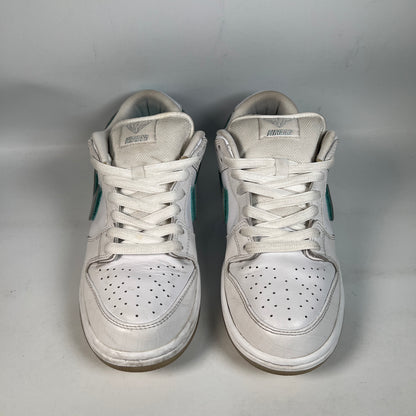Nike SB Dunk Low Diamond Supply White Diamond (2018) Size 7.5 USED s23005