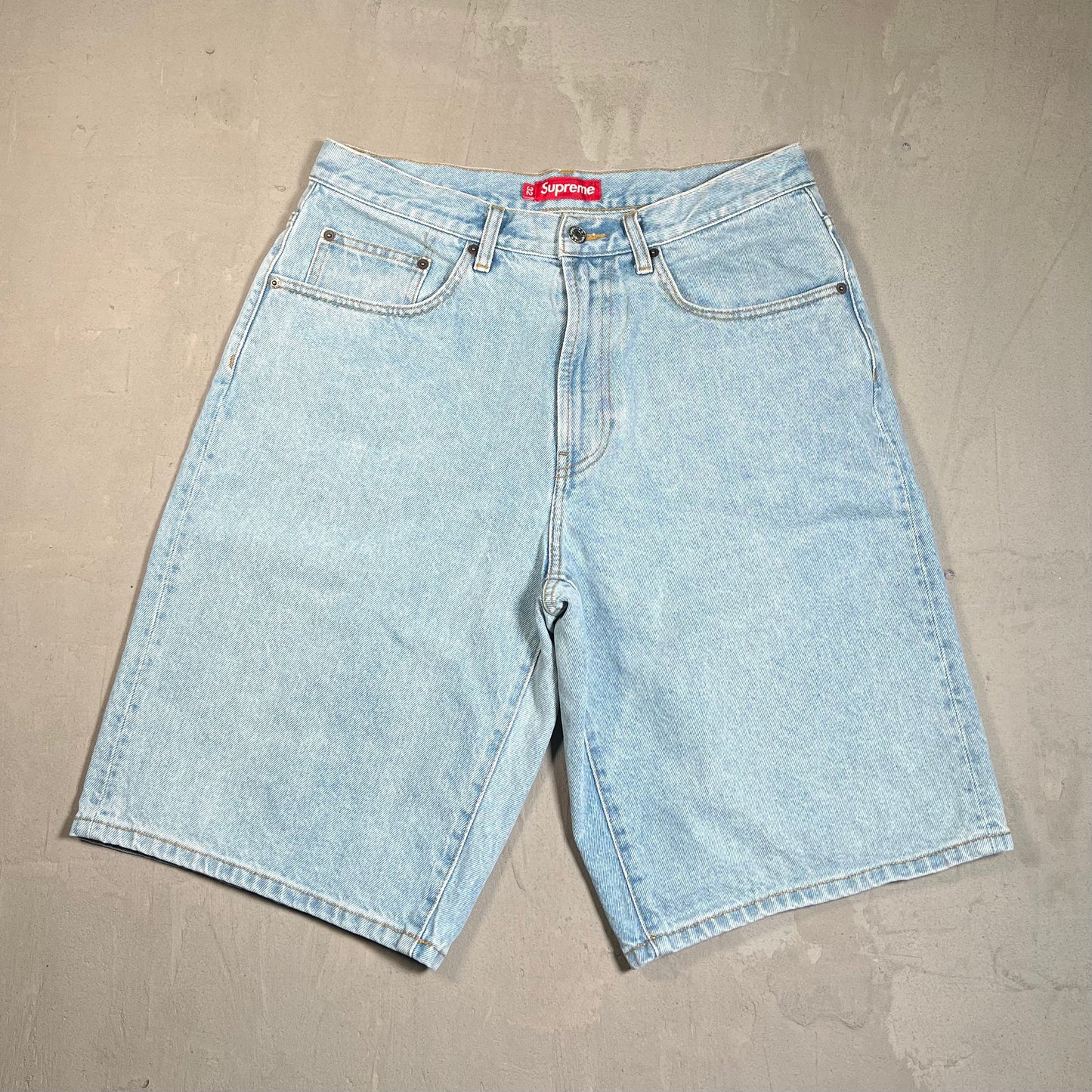 Supreme Baggy Light Indigo Denim (2026) Size 32 USED x17677