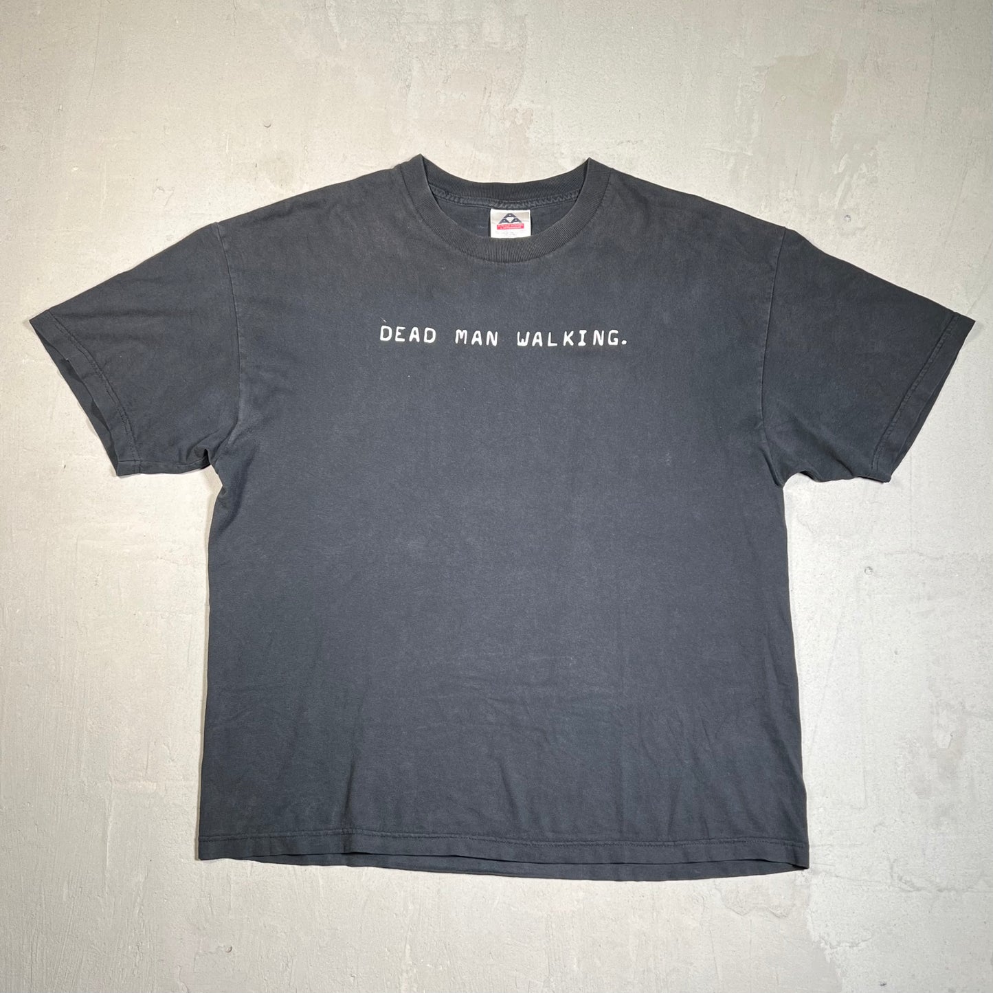 "Dead Man Walking" Black Tees Size XL USED v19608