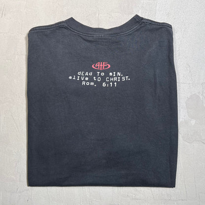 "Dead Man Walking" Black Tees Size XL USED v19608