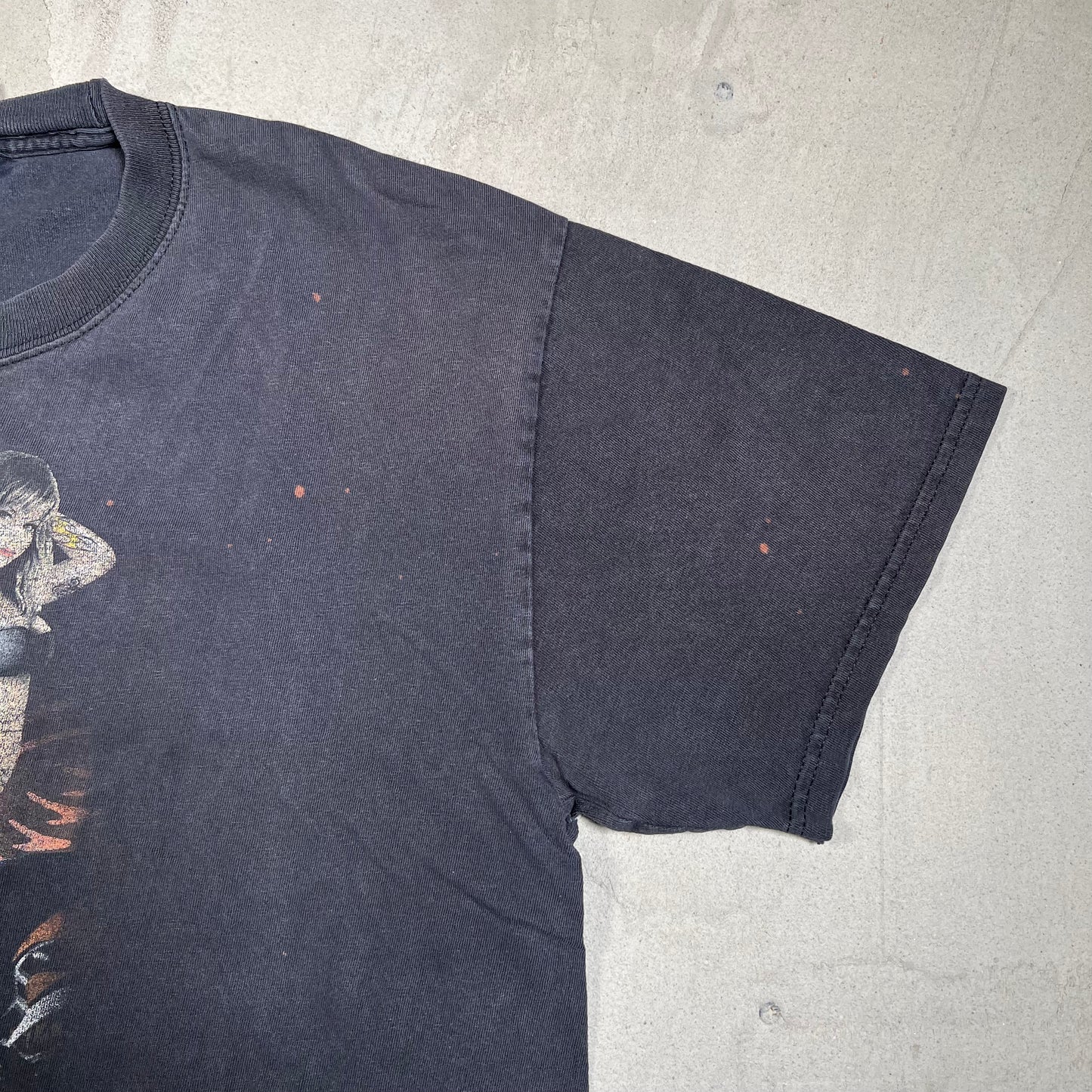 Harley Davidson Pinup Girl Black Tee Size Large USED v19607