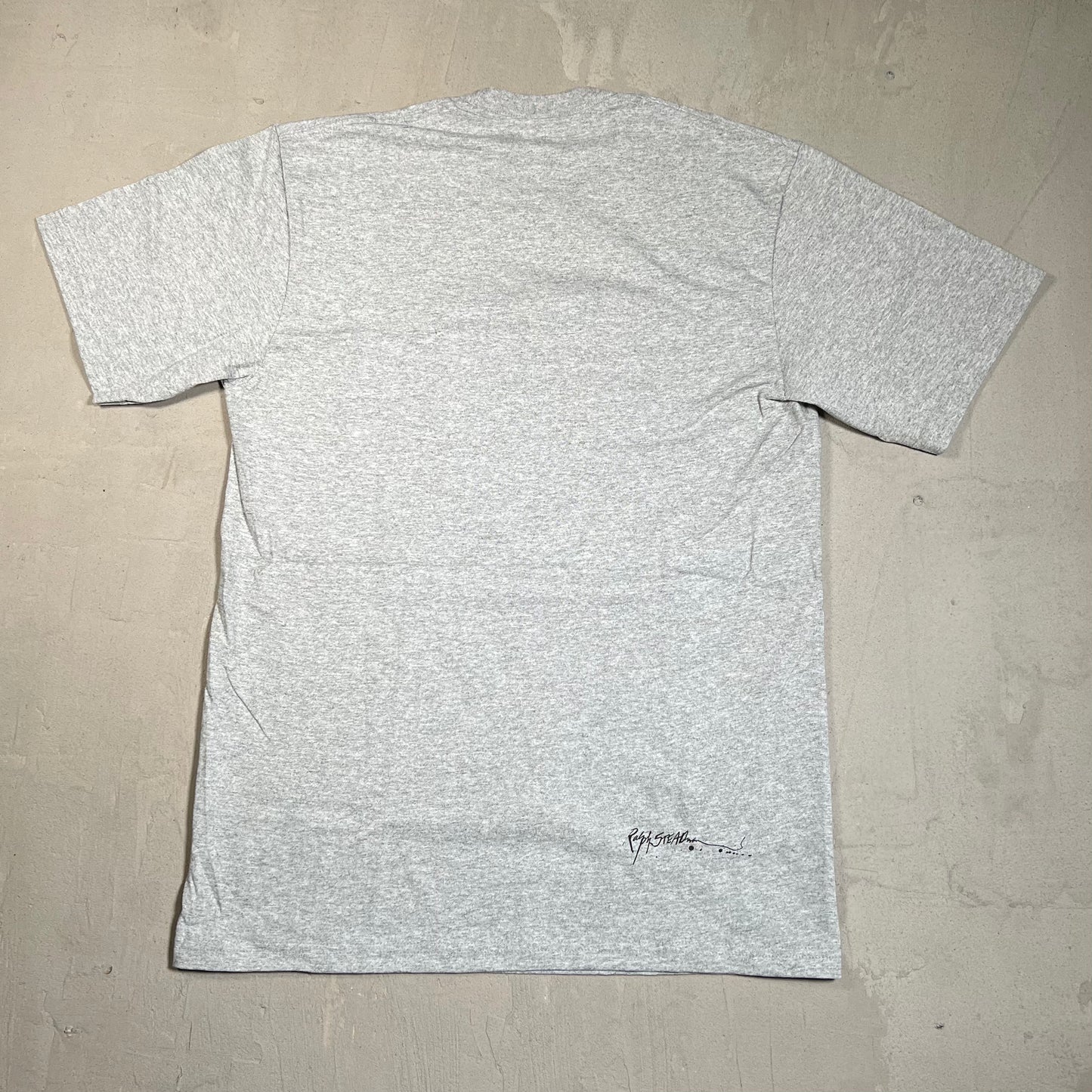 Supreme Ralph Steadman Box Logo Tee Heather Grey (2022) Size Small NEW x17683