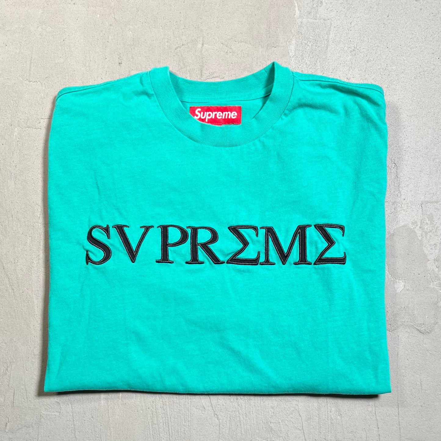 Supreme Greek Green Tee(2026) Size Medium USED x17676