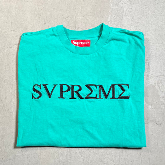 Supreme Greek Green Tee(2026) Size Medium USED x17676