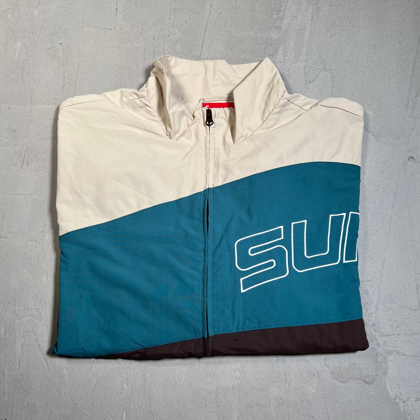 Supreme Curve Track Jacket (2024) Brown Size Large NEW x17678