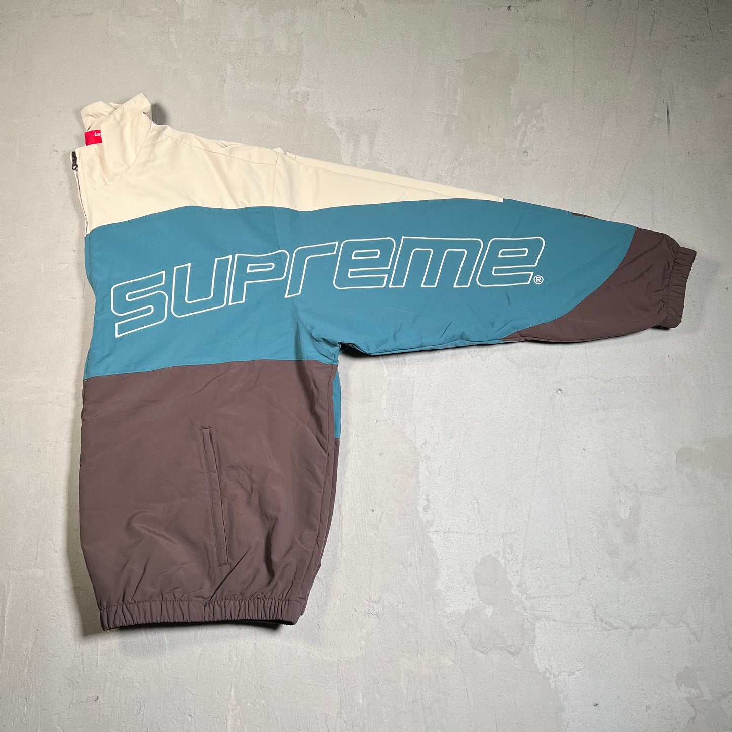 Supreme Curve Track Jacket (2024) Brown Size Large NEW x17678