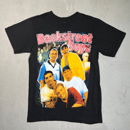 Backstreet boys rap style bootleg tee black Size small v11587