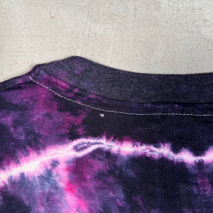 1986 Jimi Hendrix Mikio Kennedy Purple Tie Dye Tee Size Large USED v16050