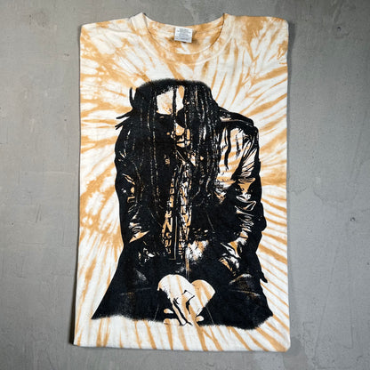2008 Lil Wayne The Carter 3 Brown Tie Dye Tee Size Large USED v15966