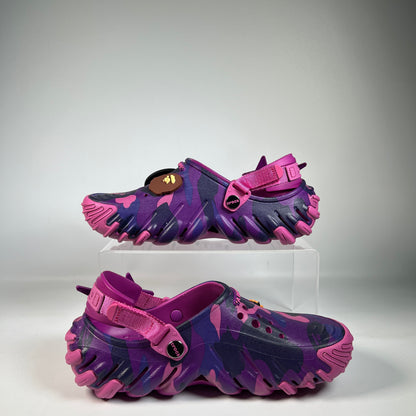 Croc Echo RO Clog Bape Grapeberry Camo (2026) Size 7 USED s23049