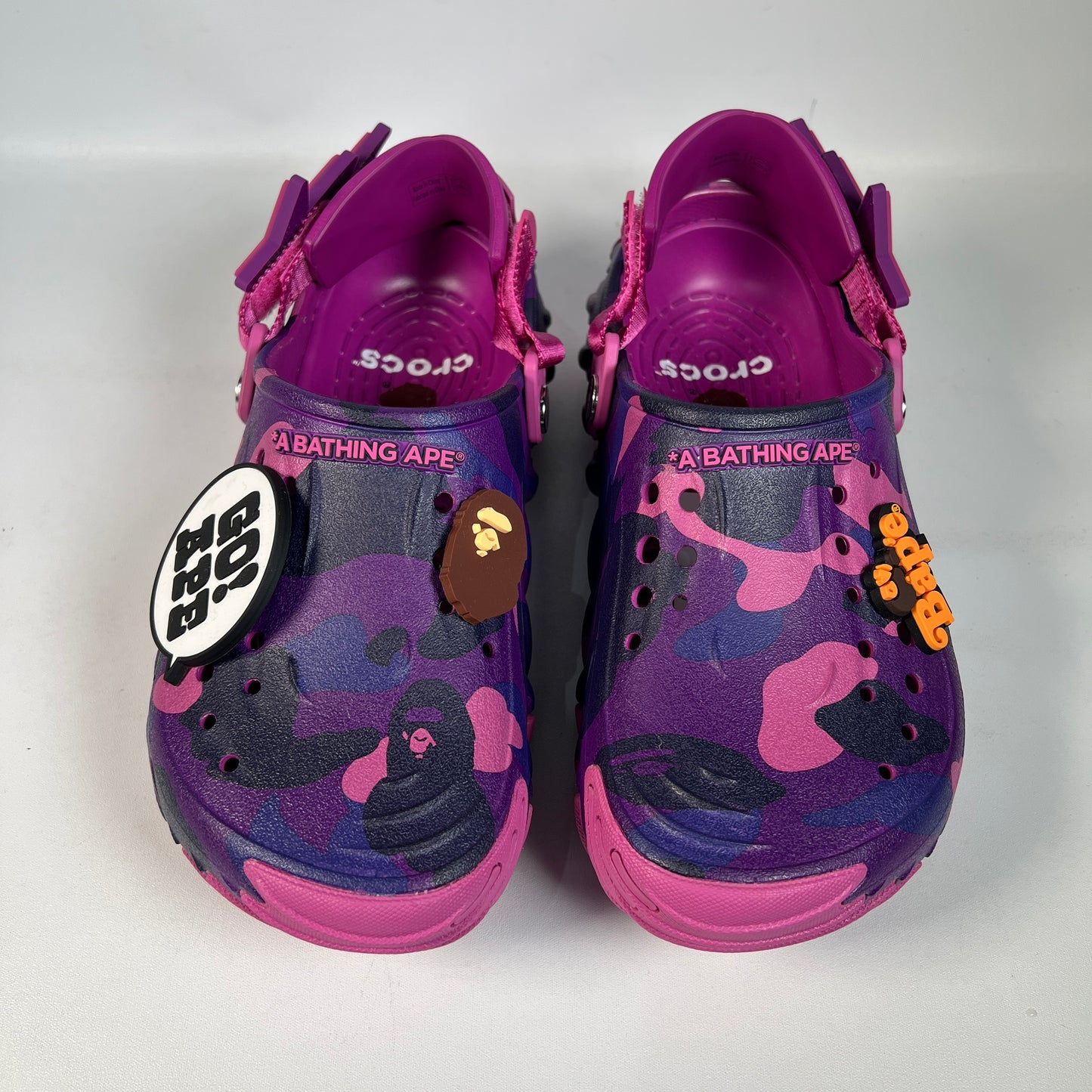 Croc Echo RO Clog Bape Grapeberry Camo (2026) Size 7 USED s23049