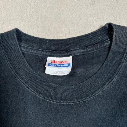 Justin Timberlake Christina Aguilera 2003 Tour Black Size Medium USED v13716