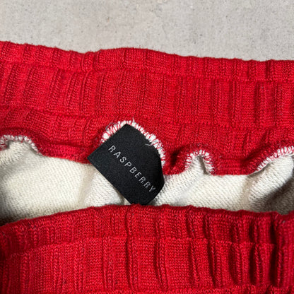 GV Gallery Rasperry Hills Grey/Red Plain Sweatpants Size Small USED x17711