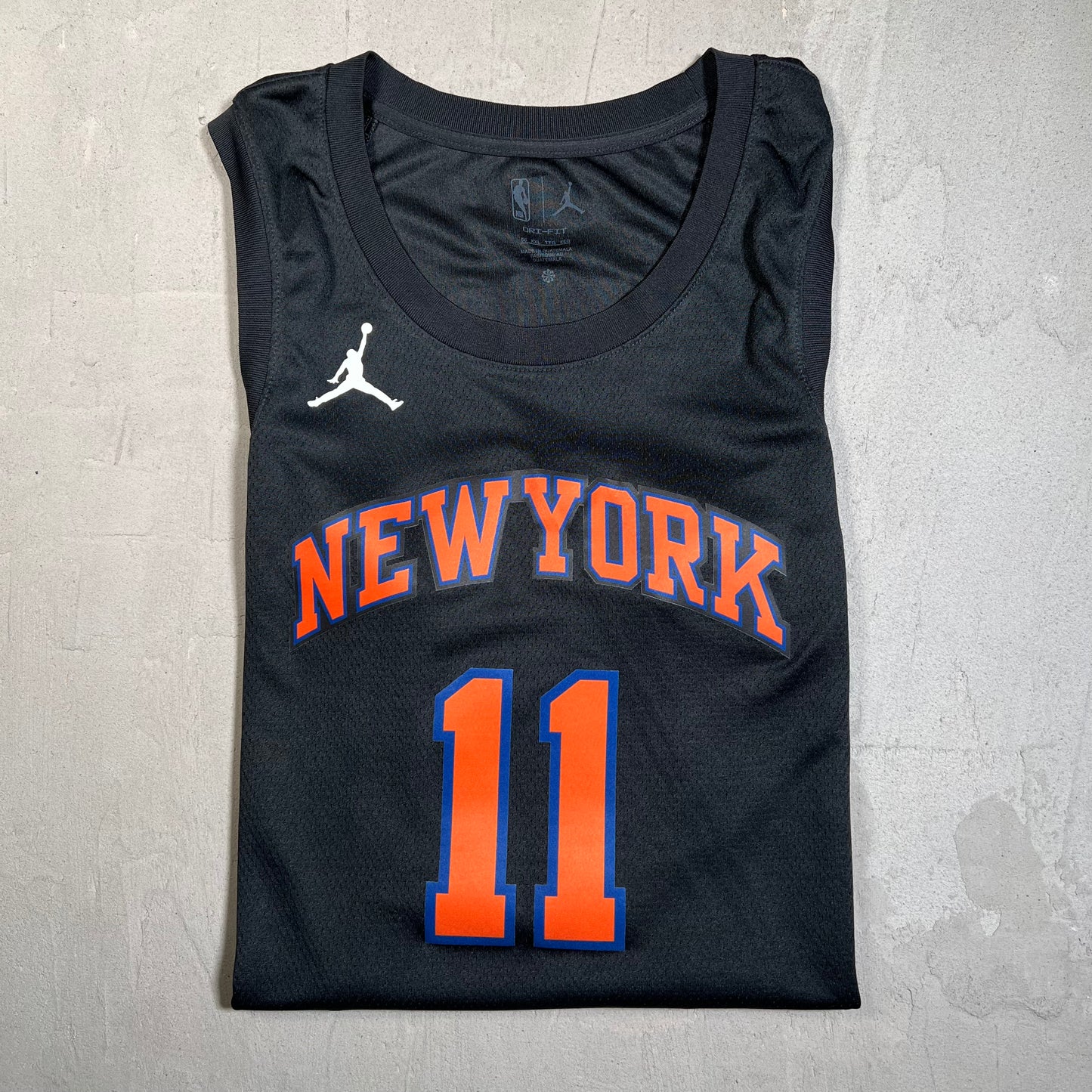 New York Knicks Brunson 11 Black Jordan Nike Jersey Size 56 (XXL) USED v19620