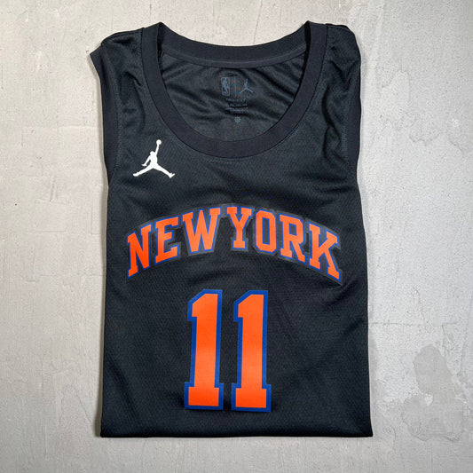 New York Knicks Brunson 11 Black Jordan Nike Jersey Size 56 (XXL) USED v19620