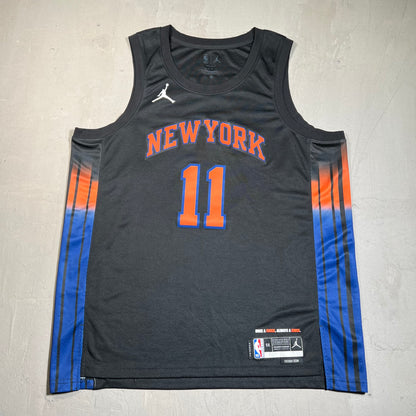 New York Knicks Brunson 11 Black Jordan Nike Jersey Size 56 (XXL) USED v19620