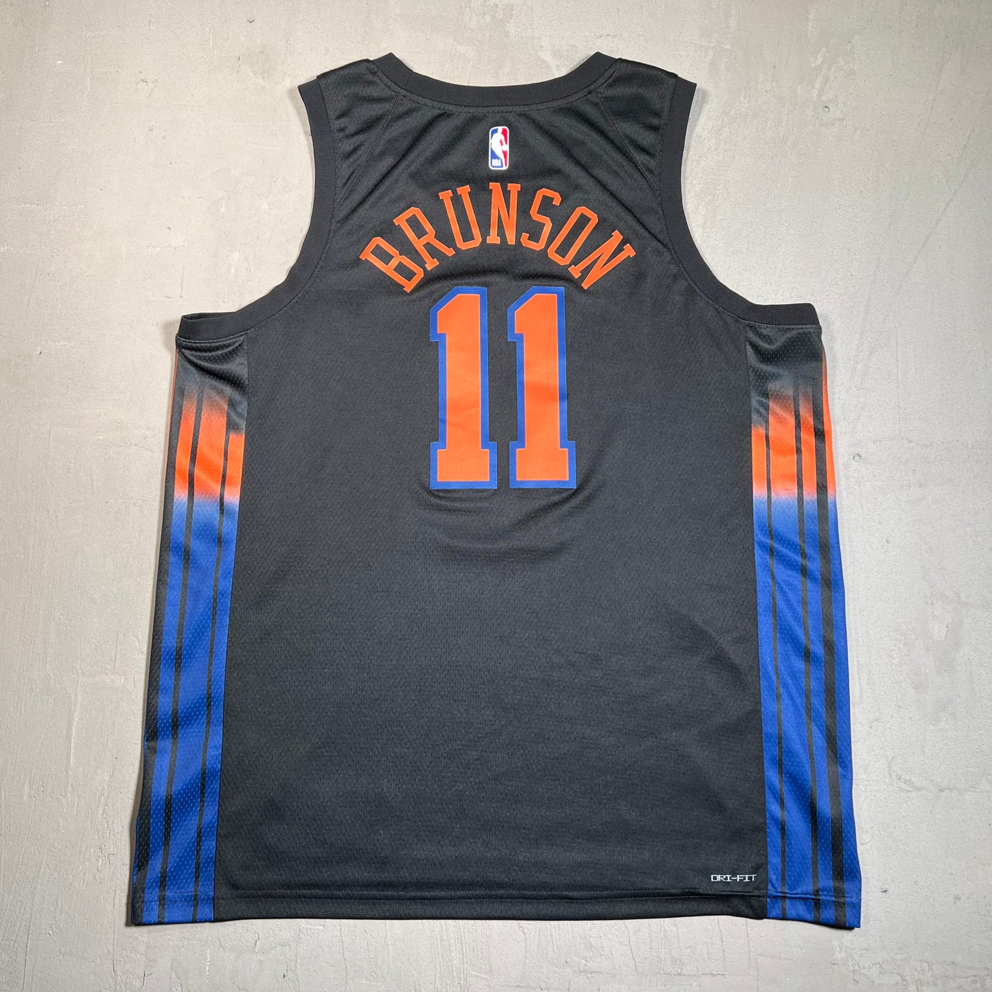 New York Knicks Brunson 11 Black Jordan Nike Jersey Size 56 (XXL) USED v19620