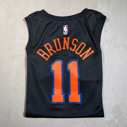 New York Knicks Brunson 11 Black Jordan Nike Jersey Size 56 (XXL) USED v19620