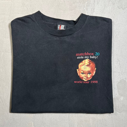 1998 Matchbox 20 Stle My Baby Black Tee Size Large USED v19619