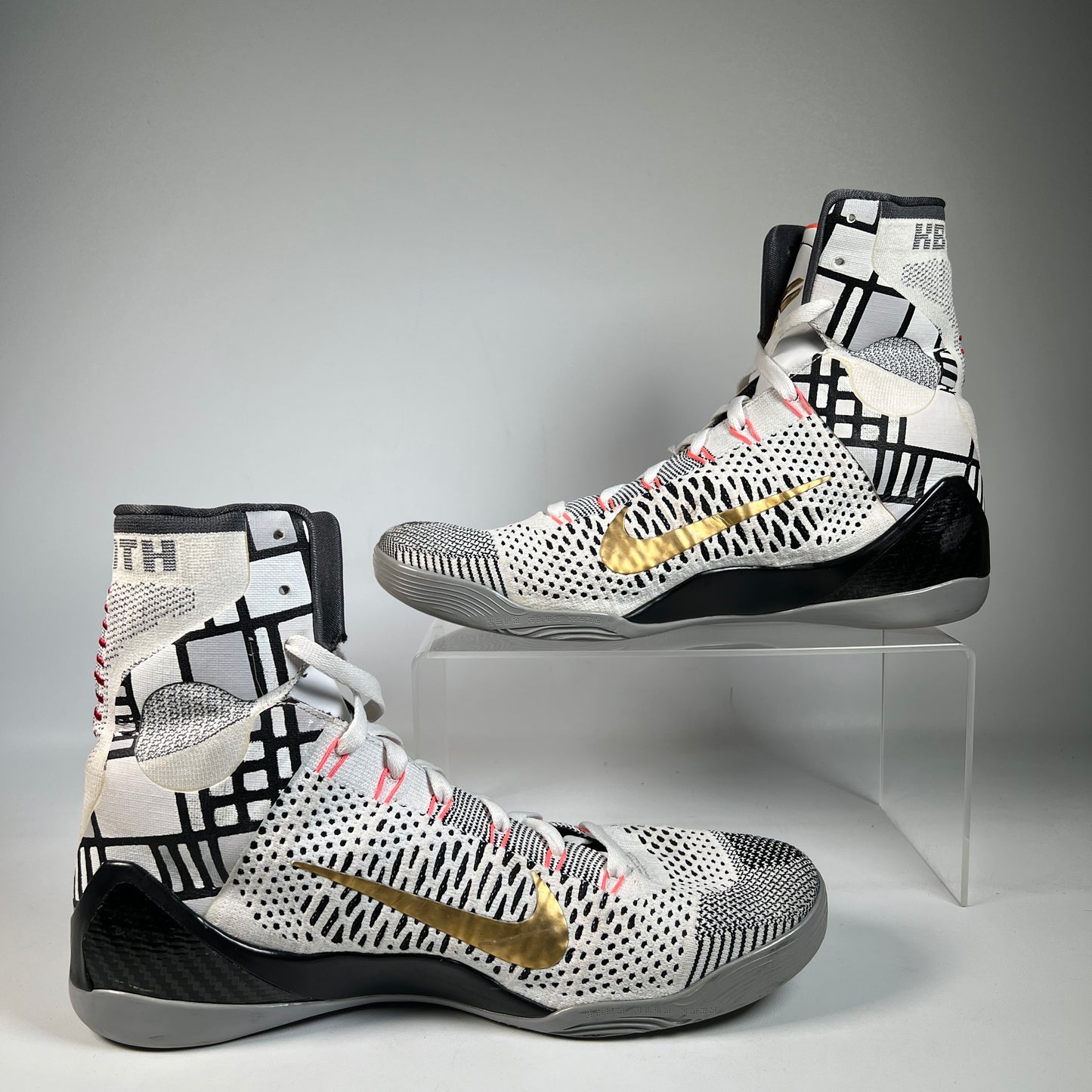 Nike Kobe 9 Elite Gold Fundamentals (2014) Size 10.5 USED s22864