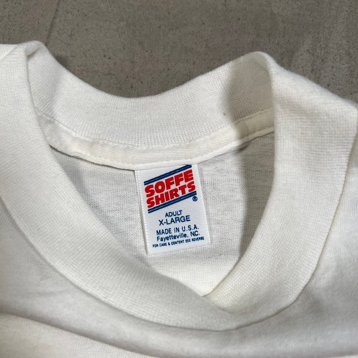 Y2K Gotta Go To Modells Promo White Tee Size XL USED v19627