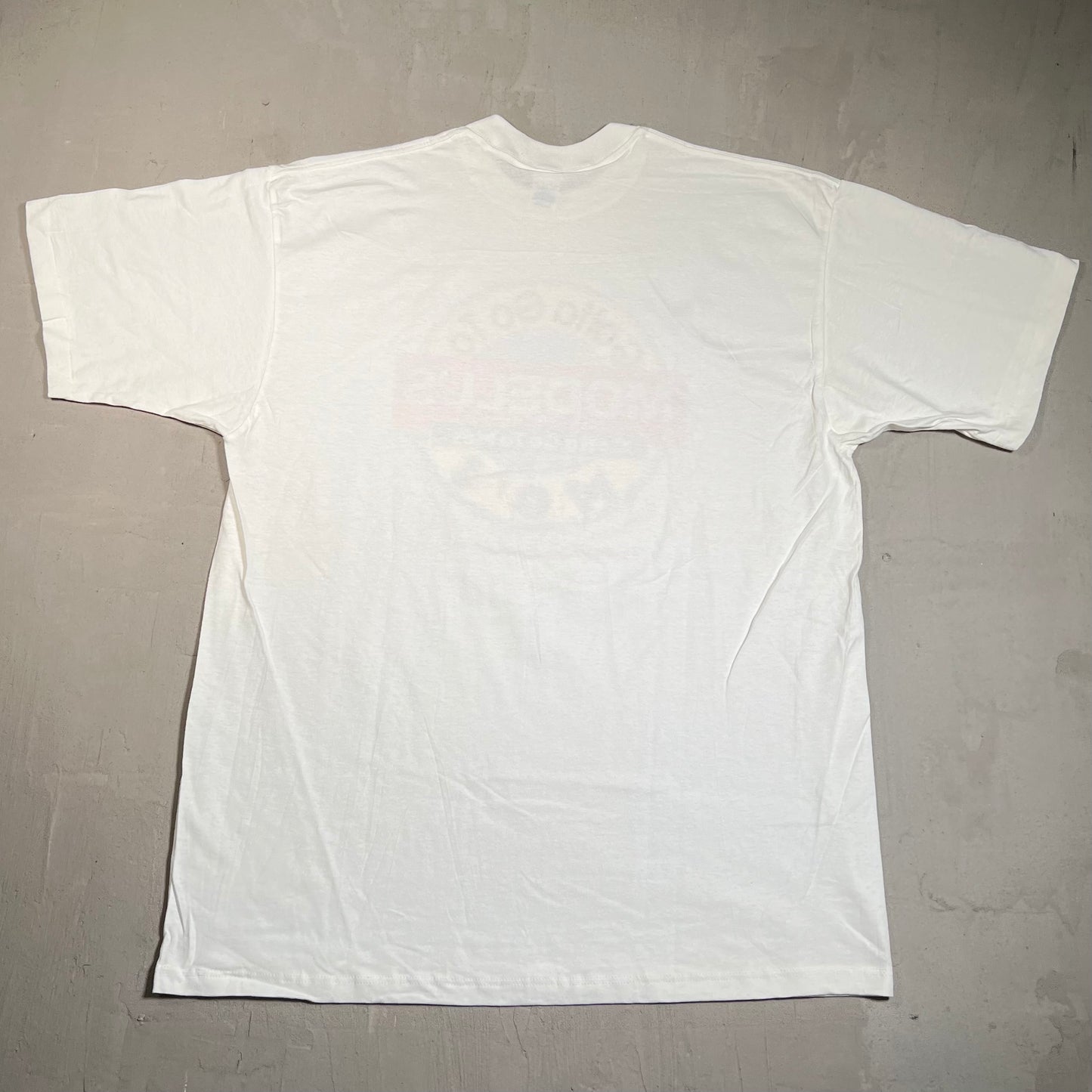 Y2K Gotta Go To Modells Promo White Tee Size XL USED v19627