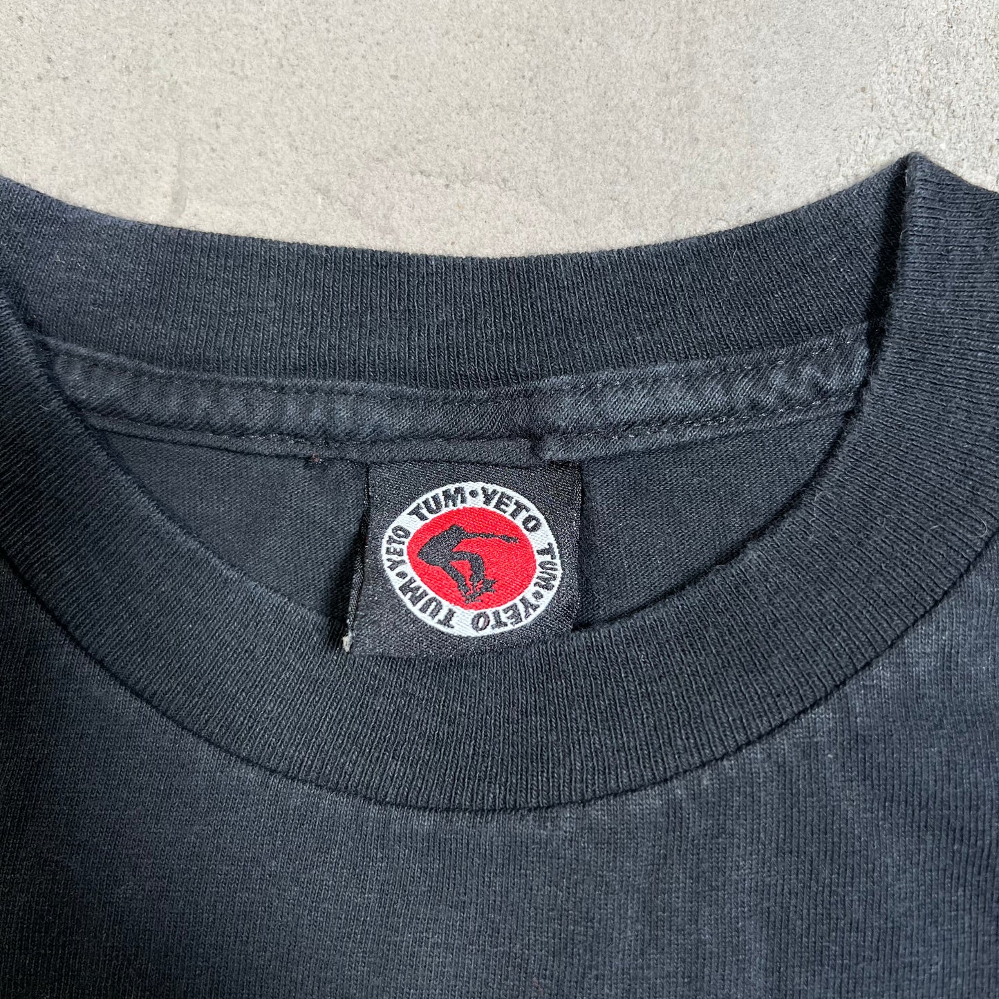 Y2K Zero Skateboard Skull Black Tee Size Small USED v19623