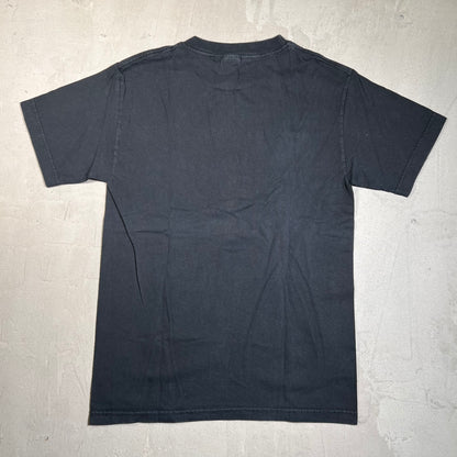 Y2K Zero Skateboard Skull Black Tee Size Small USED v19623