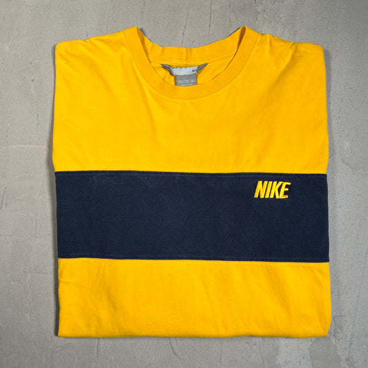 Nike Yellow/Navy Stripped Longsleeve Size XXL USED v19630