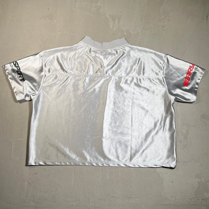 GV Gallery Raspberry Hills Grey "Berry Sport" Jersey Size Small USED x17712