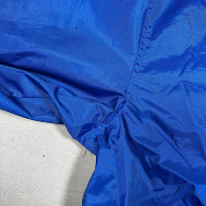New York Knicks NBA Mitchell & Ness Blue Satin Zip Up Jacket Size Large USED v19634