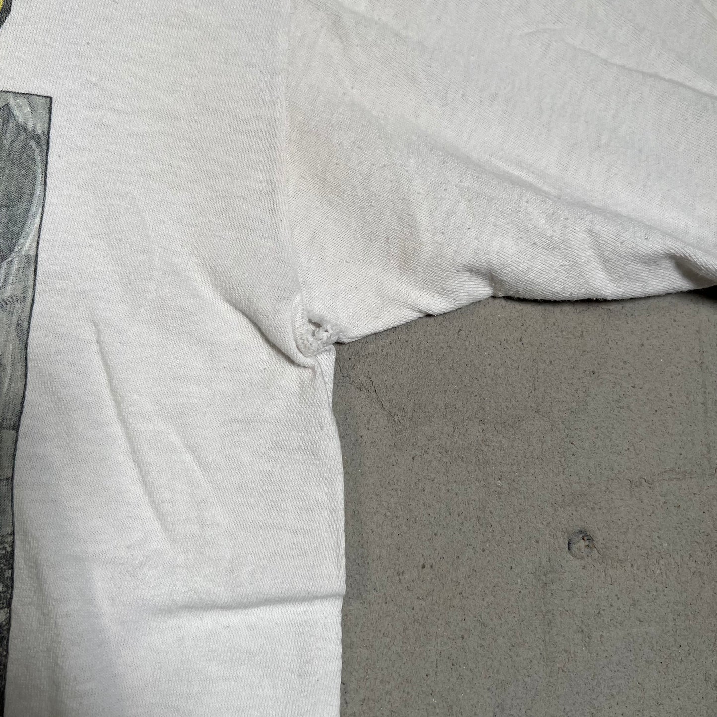 1991 YES Relayer Union World Tour White Tee Size XL USED v19452