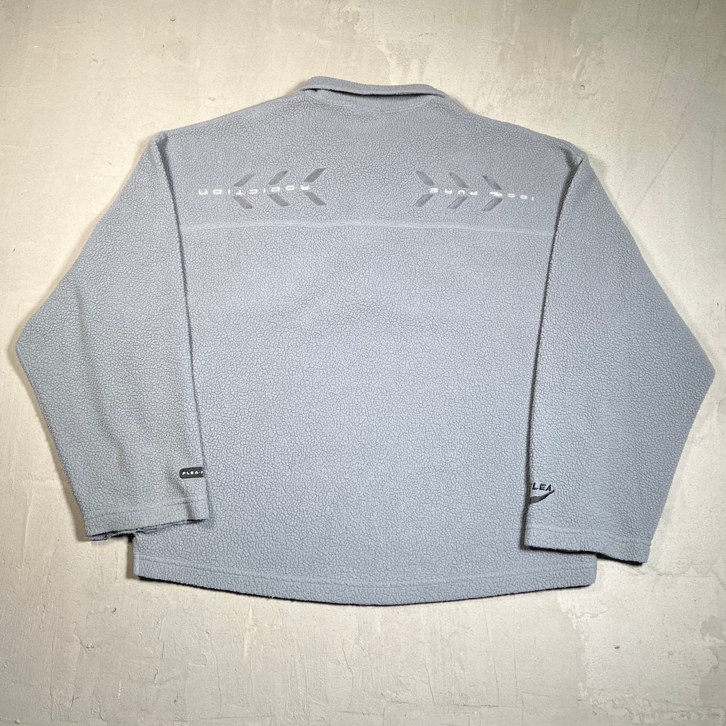 Nike ACG CPFM Longsleeve Grey Fleece Polo Size Small USED x17741