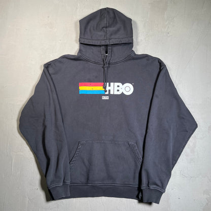 Kith HBO Black Hoodie Size Large USED x17431